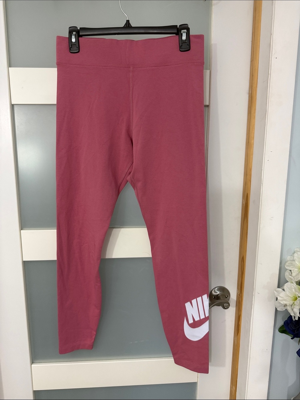 Nike Mauve Pink Logo Leggings